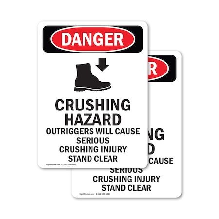 Signmission Safety Culture Sign, 12 in Width, Vinyl Decal, Rectangle OS-2PACK-DS-D-1218-V-1868